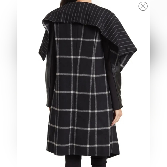 Bcbgmaxazria plaid/black pinstripe jacket - Picture 2 of 5